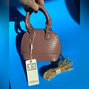 NWT Mini (Faux) Crocodile Skin Purse by Urban Expressions